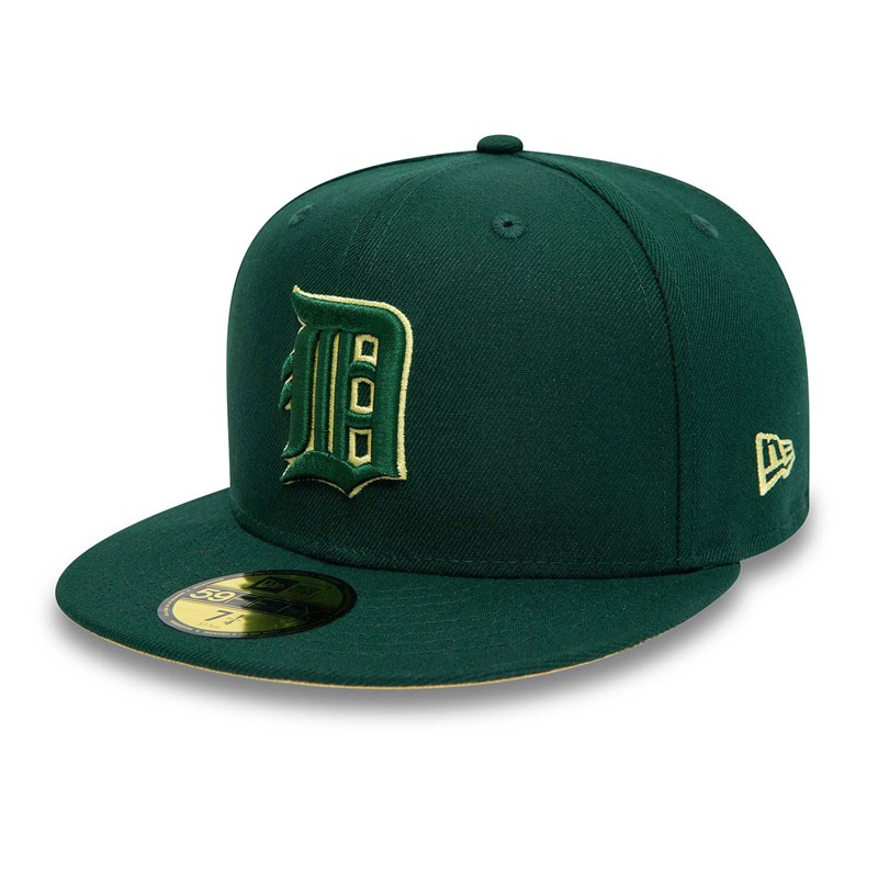 Green New Era Detroit Tigers World Series Fitted Cap 59fifty | CTPQ43518