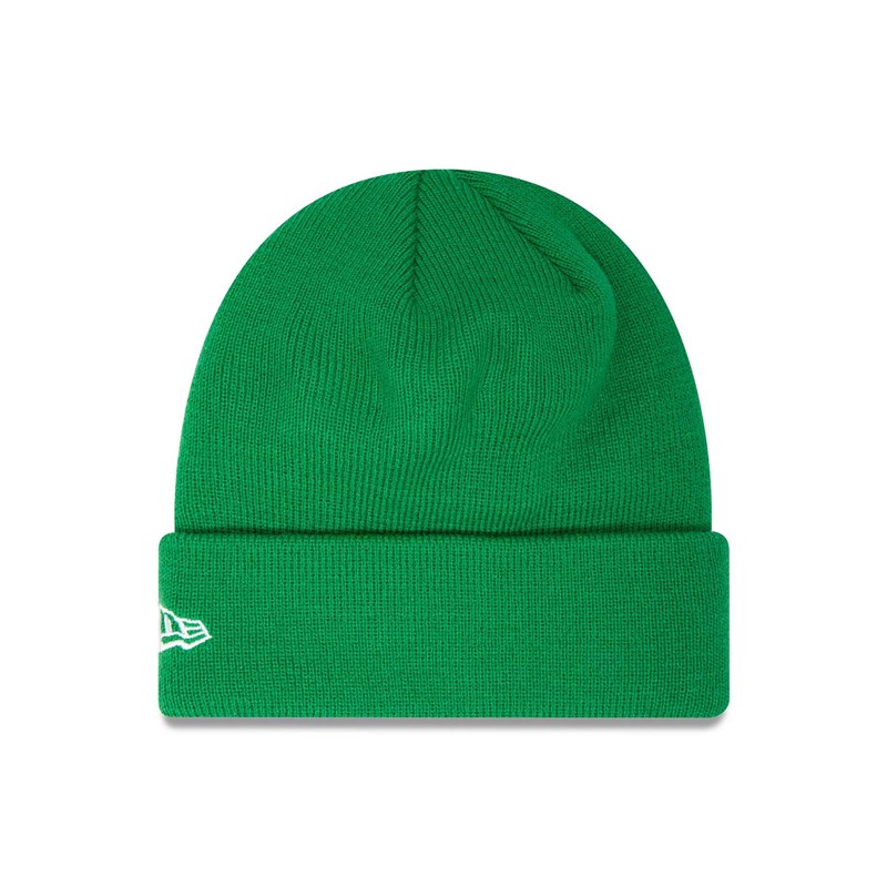 Green New Era Irish Fa Essential Youth Beanie Hat Knit | QBIZ63584