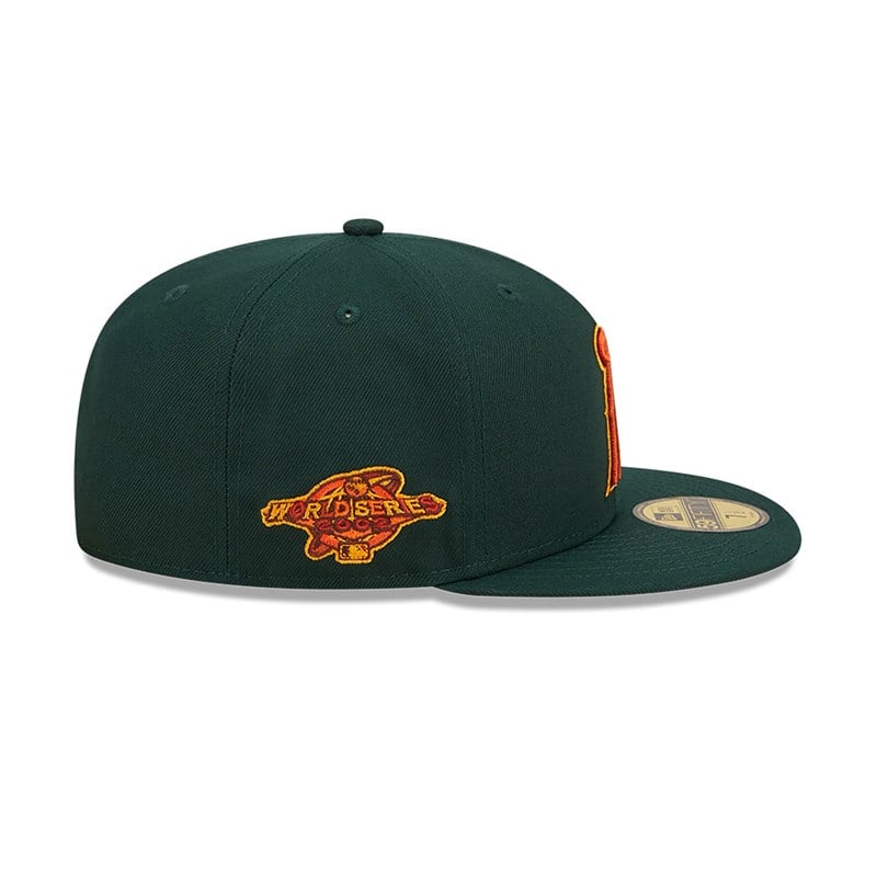 Green New Era La Angels Leafy Fitted Cap 59fifty | GZKW25801