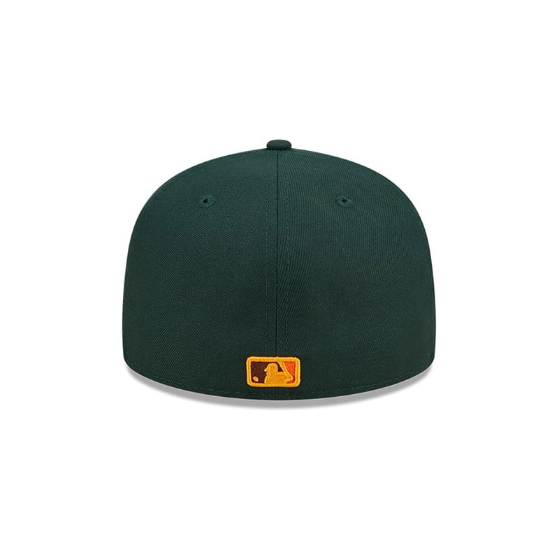 Green New Era La Angels Leafy Fitted Cap 59fifty | GZKW25801