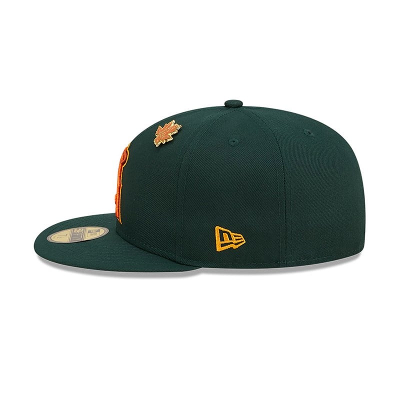 Green New Era La Angels Leafy Fitted Cap 59fifty | GZKW25801