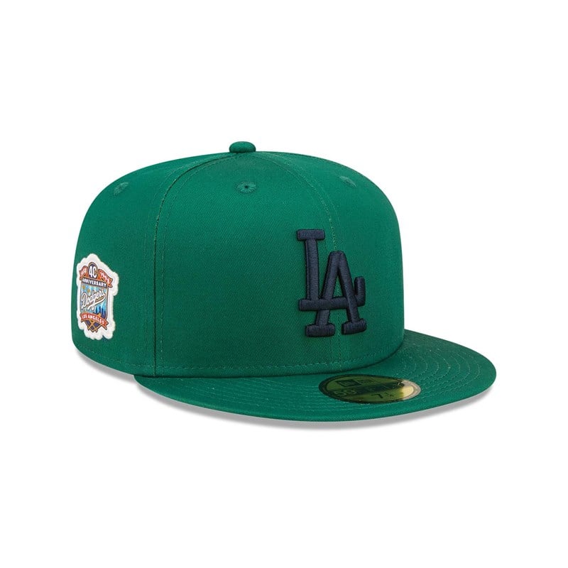 Green New Era La Dodgers 40th Anniversary Fitted Cap 59fifty | RZNY43571