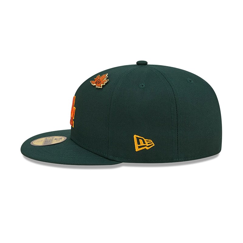 Green New Era La Dodgers Leafy Fitted Cap 59fifty | BTLG90856