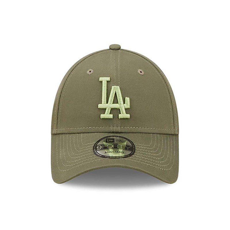 Green New Era La Dodgers League Essential Adjustable Cap 9forty | SVDY28614