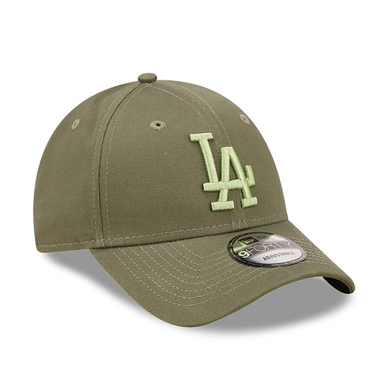 Green New Era La Dodgers League Essential Adjustable Cap 9forty | SVDY28614