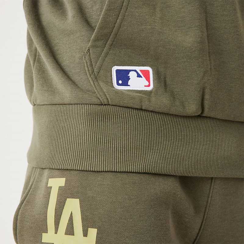 Green New Era La Dodgers MLB League Essential Medium Pullover Hoodie | DOXE98204