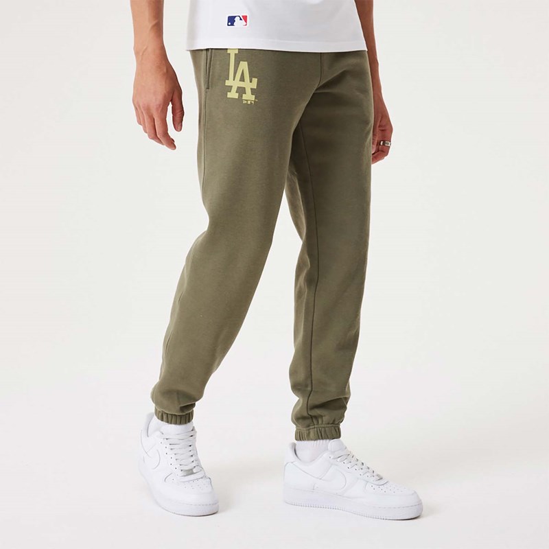 Green New Era La Dodgers MLB League Essential Medium Joggers | ZKMX96432