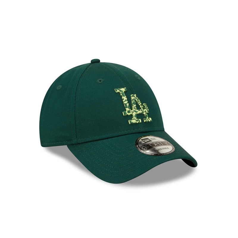 Green New Era La Dodgers Seasonal Infill 9fofty Adjustable Cap 9forty | WYAK10358