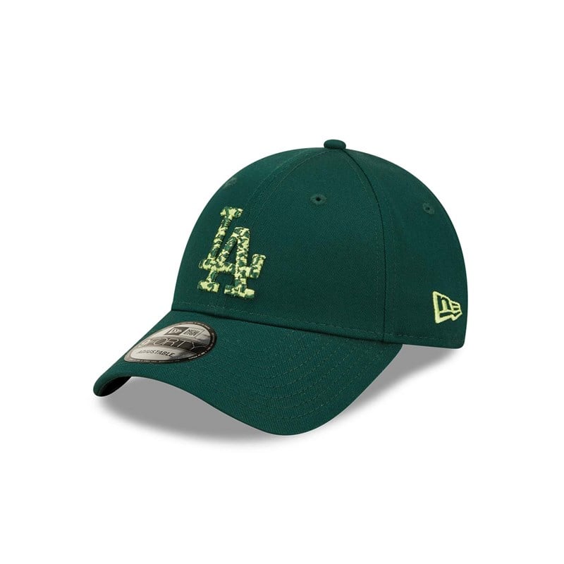 Green New Era La Dodgers Seasonal Infill 9fofty Adjustable Cap 9forty | WYAK10358