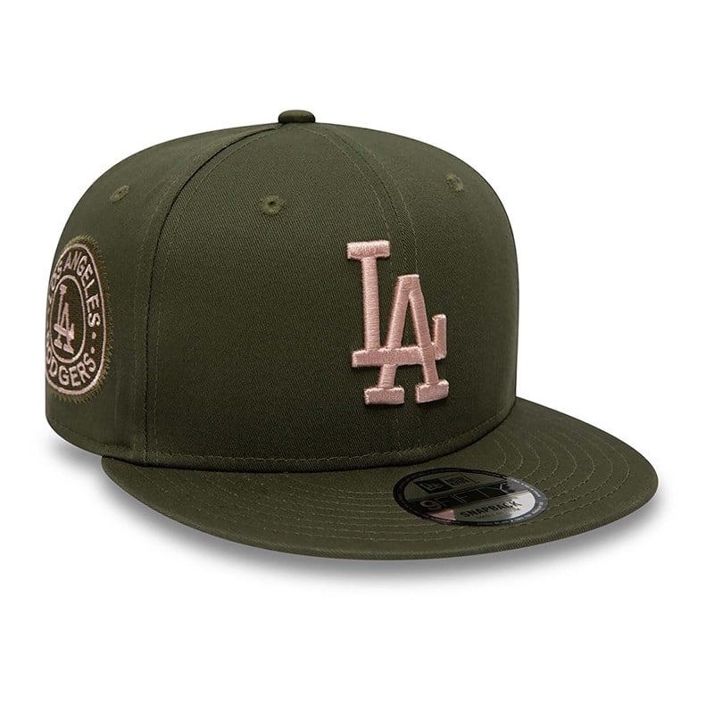 Green New Era La Dodgers Side Patch Medium Cap 9fifty | DPWL43195