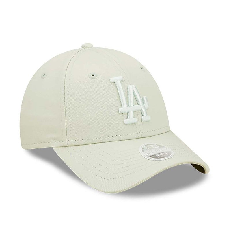 Green New Era La Dodgers Womens League Essential Adjustable Cap 9forty | TZJS40819