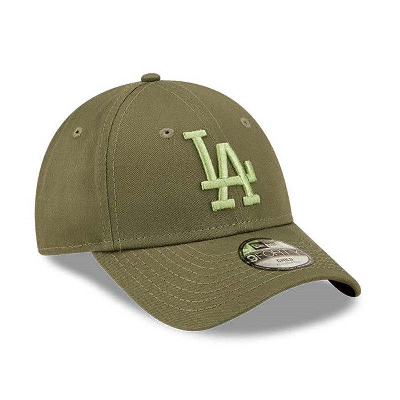 Green New Era La Dodgers Youth League Essential Adjustable Cap 9forty | HUAZ29580