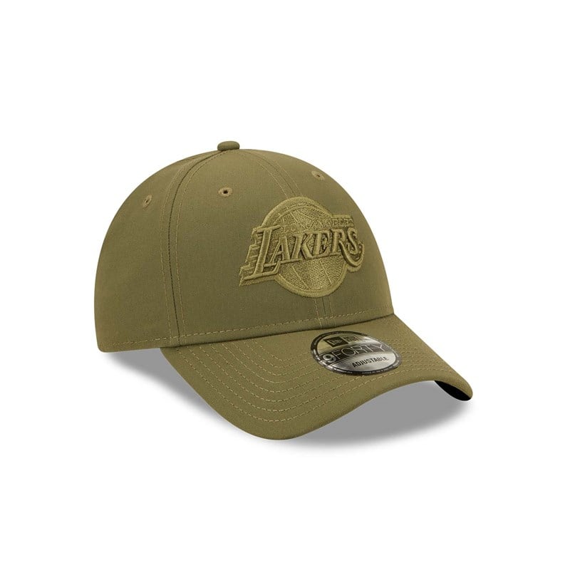 Green New Era La Lakers Repreve Medium Adjustable Cap 9forty | LRFU64953