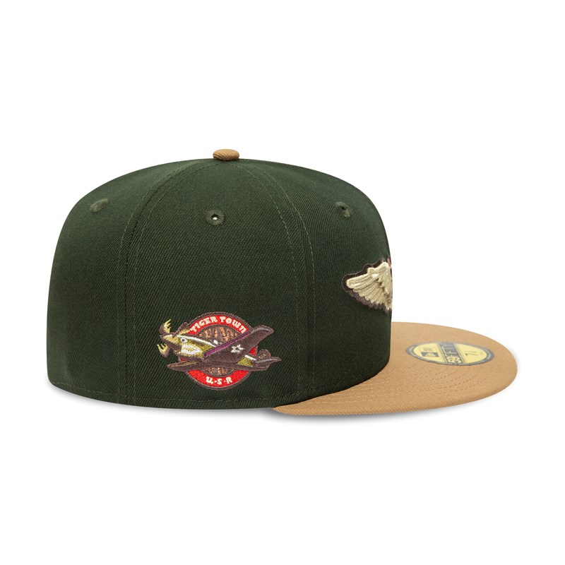 Green New Era Lakeland Tigers Milb Fitted Cap 59fifty | TIDJ48230