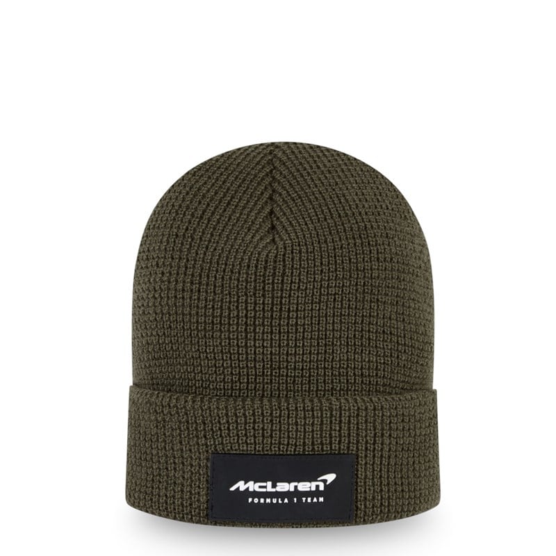 Green New Era Mclaren F1 Daniel Ricciardo Beanie Hat Knit | VGAZ76943