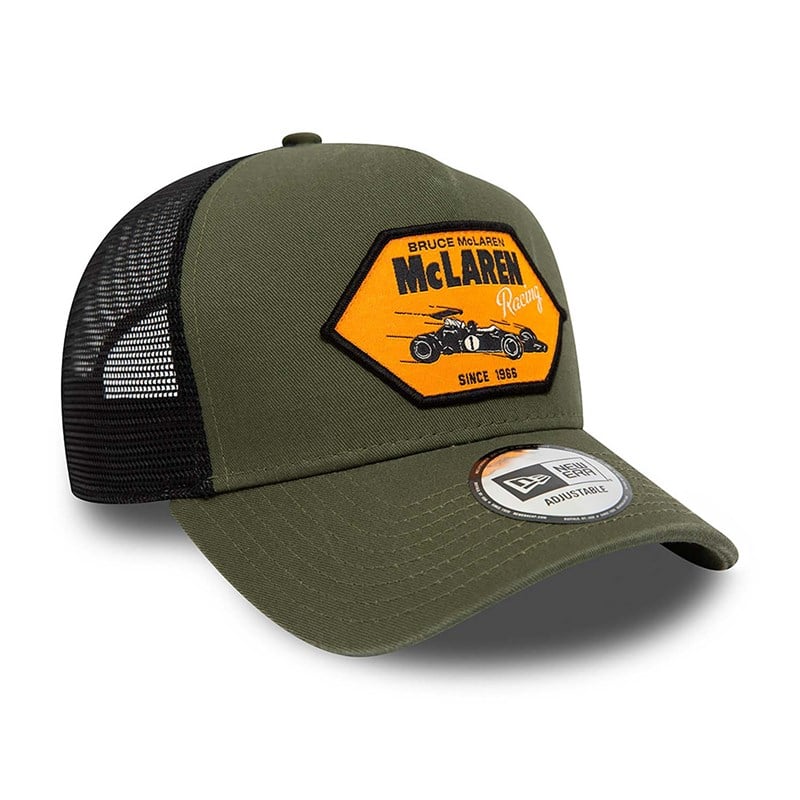 Green New Era Mclaren Racing Medium A-frame Cap Trucker | FJXI76905