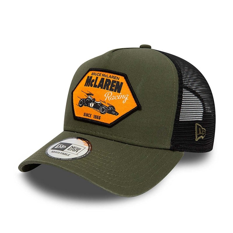 Green New Era Mclaren Racing Medium A-frame Cap Trucker | FJXI76905