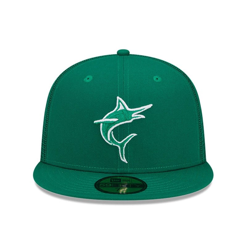 Green New Era Miami Marlins MLB St Patricks Day Cap 59fifty | DQUP26715