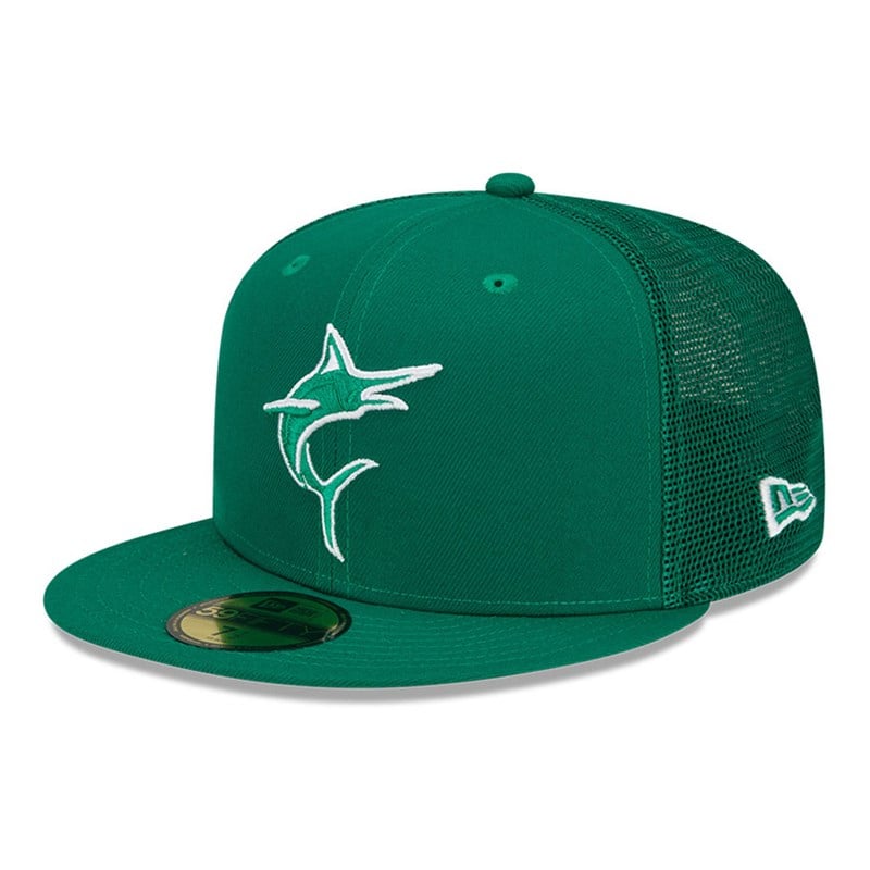 Green New Era Miami Marlins MLB St Patricks Day Cap 59fifty | DQUP26715