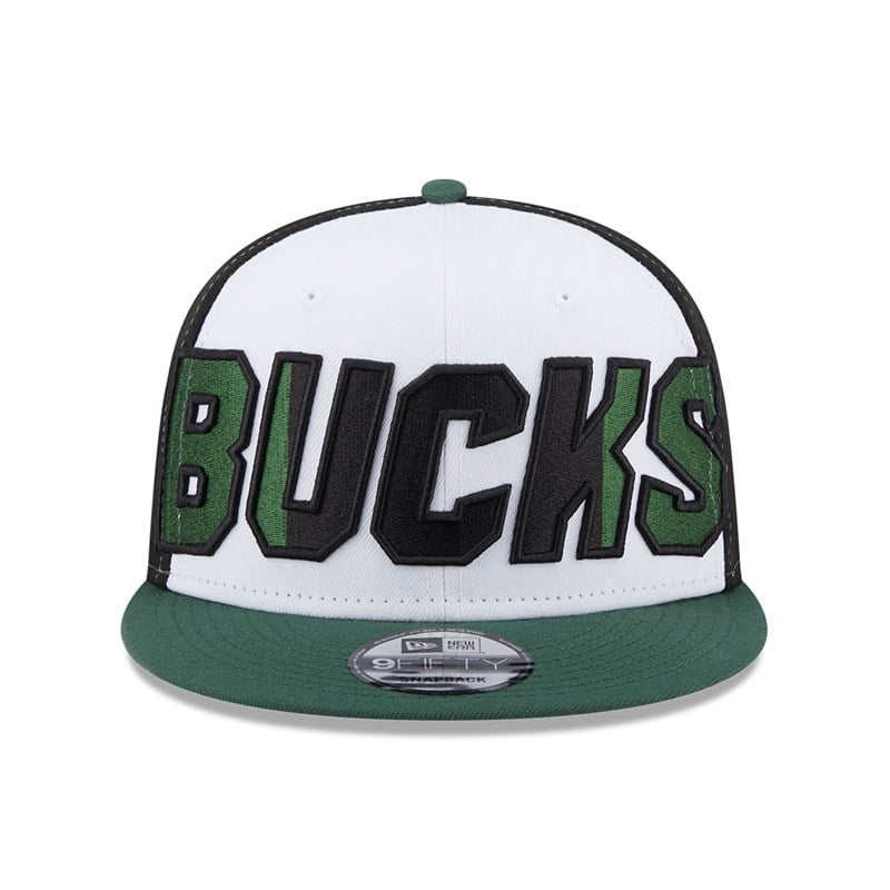 Green New Era Milwaukee Bucks NBA Back Half Cap 9fifty | ZALD35297