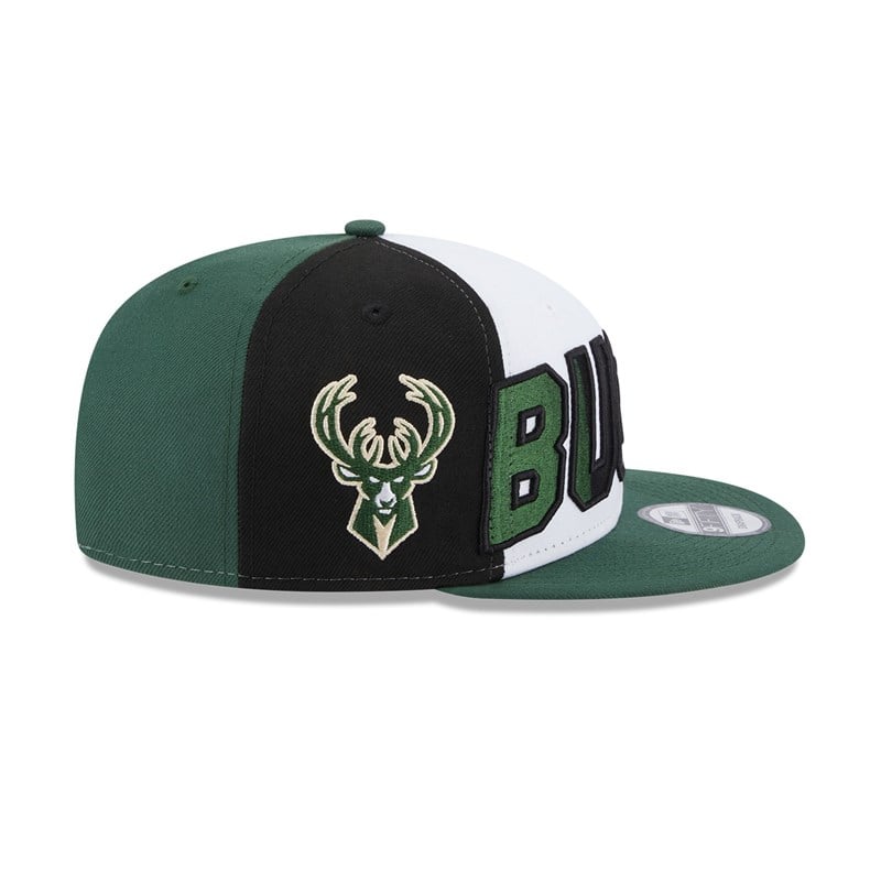 Green New Era Milwaukee Bucks NBA Back Half Cap 9fifty | ZALD35297