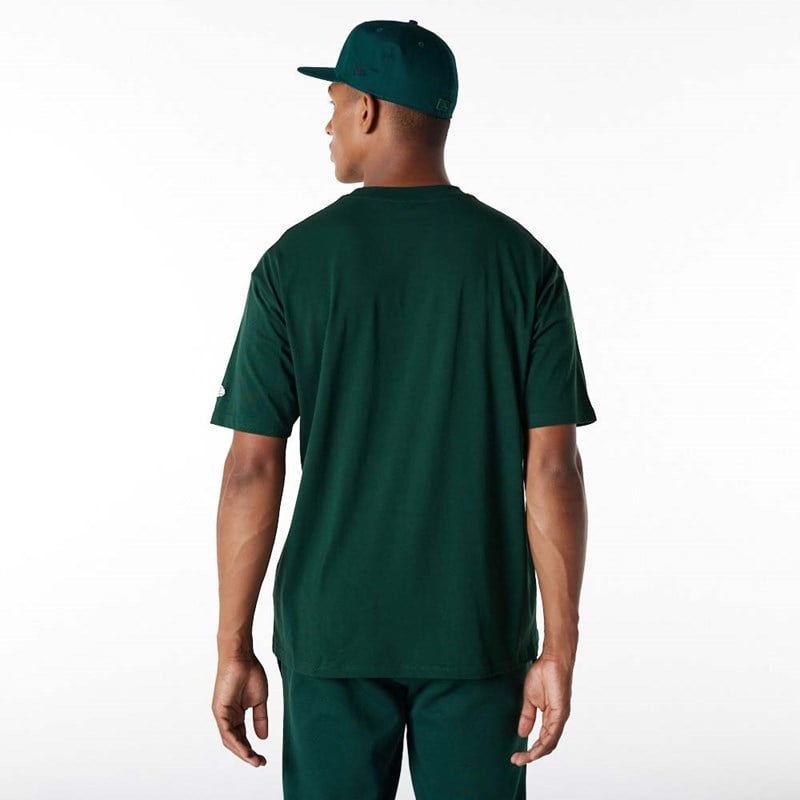 Green New Era New York Yankees Essentials Oversized T-Shirt | ZSUX18570