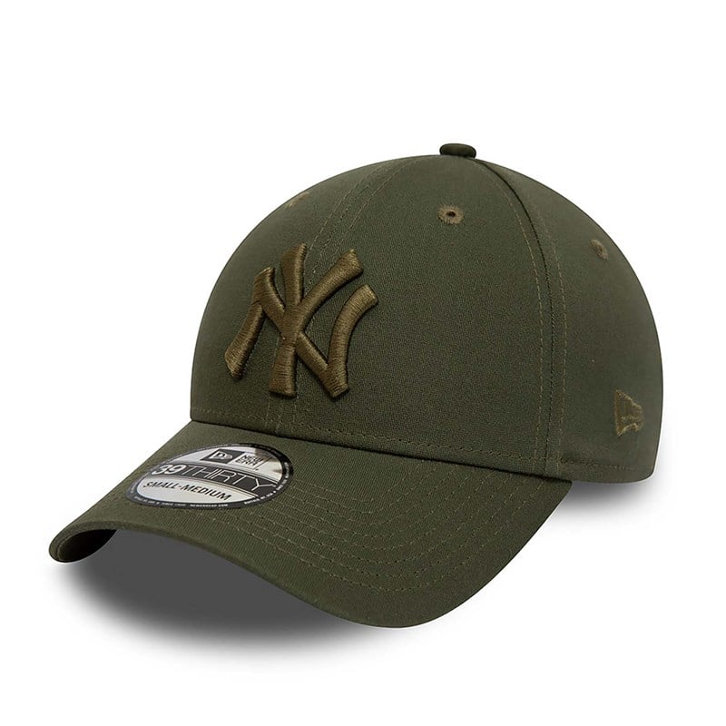 Green New Era New York Yankees League Essential Stretch Fit Cap 39thirty | VXZR04376