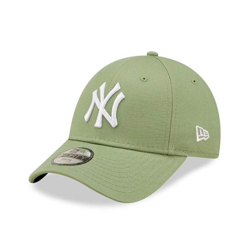 Green New Era New York Yankees League Essential Kids Adjustable Cap 9forty | WAQB71869