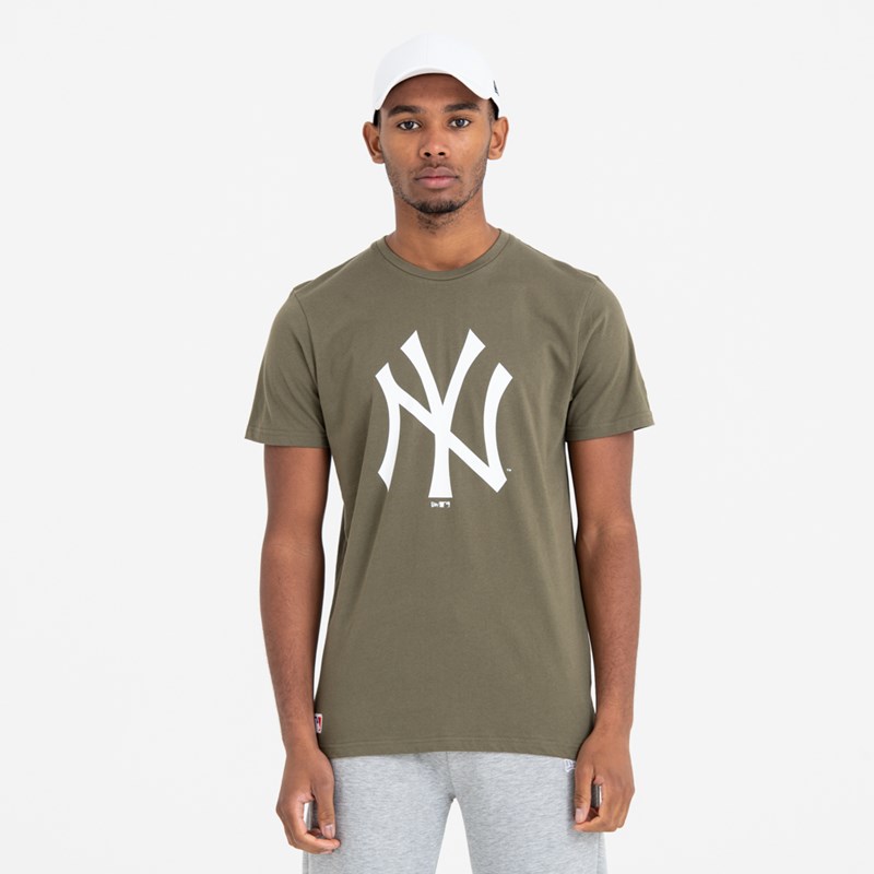 Green New Era New York Yankees Team Logo T-Shirt | YQCM49572