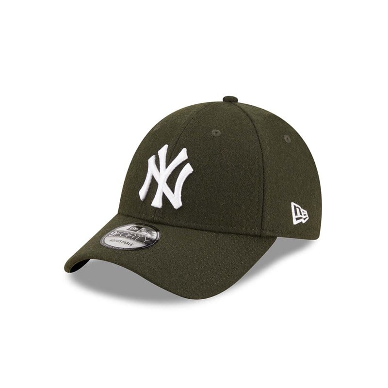 Green New Era New York Yankees Wool Adjustable Cap 9forty | YSDG38620