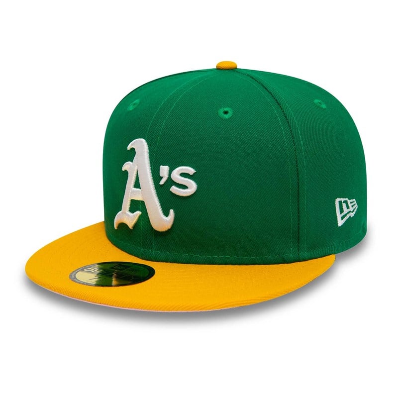 Green New Era Oakland Athletics 1989 World Series Fitted Cap 59fifty | VGXF64873