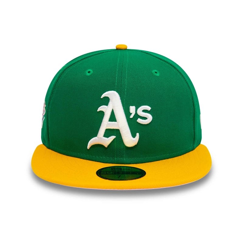 Green New Era Oakland Athletics 1989 World Series Fitted Cap 59fifty | VGXF64873