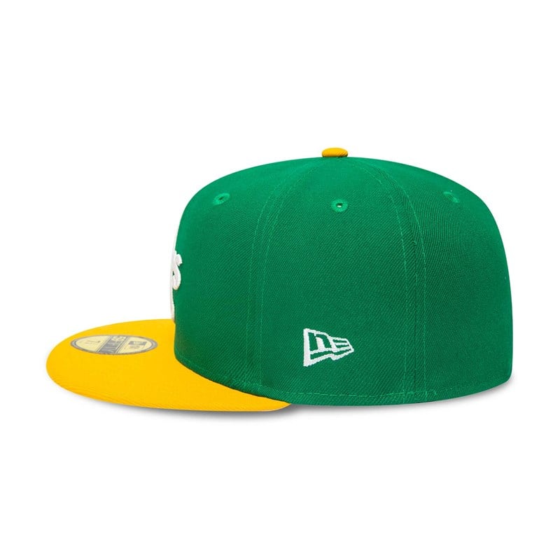 Green New Era Oakland Athletics 1989 World Series Fitted Cap 59fifty | VGXF64873