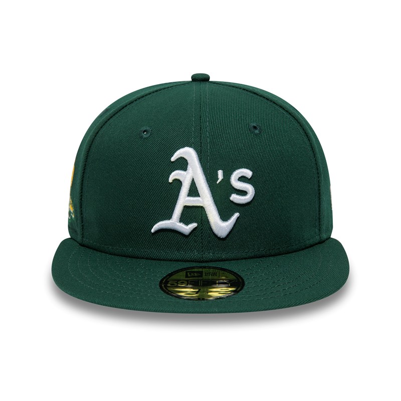 Green New Era Oakland Athletics American League Stadium Fitted Cap 59fifty | PSJF49081