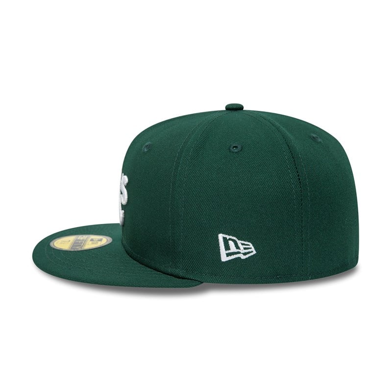 Green New Era Oakland Athletics American League Stadium Fitted Cap 59fifty | PSJF49081