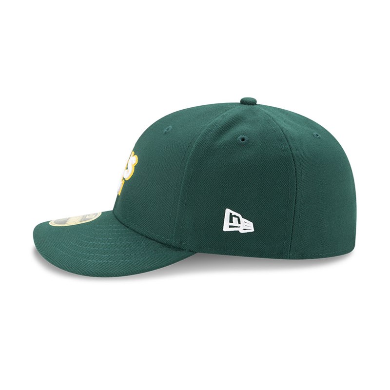 Green New Era Oakland Athletics Authentic Collection Low Profile 59fifty | LWOI83165