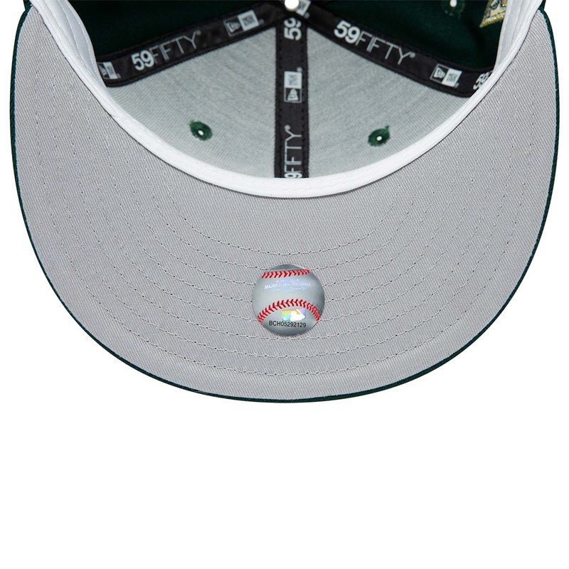 Green New Era Oakland Athletics Forest Fitted Cap 59fifty | NECK81620