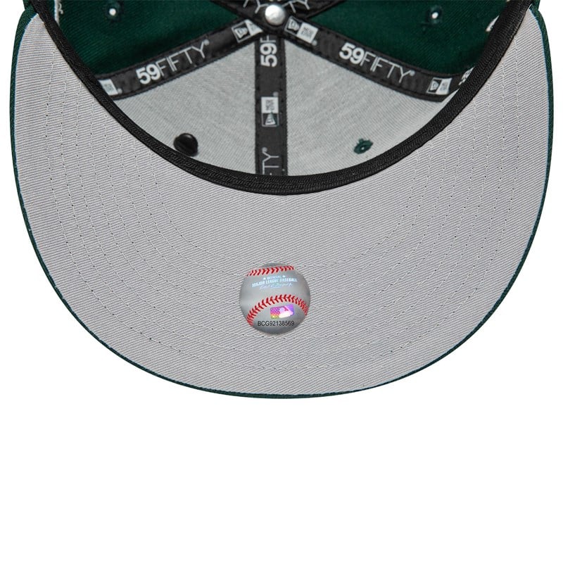 Green New Era Oakland Athletics Historic Champs Fitted Cap 59fifty | SNLU05342