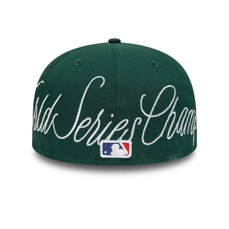 Green New Era Oakland Athletics Historic Champs Fitted Cap 59fifty | SNLU05342