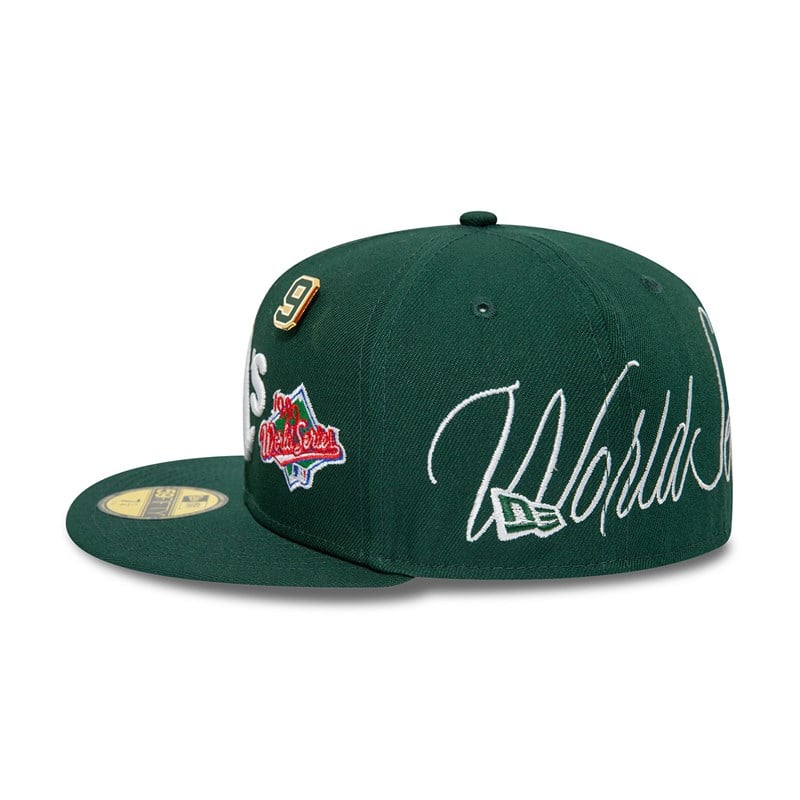 Green New Era Oakland Athletics Historic Champs Fitted Cap 59fifty | SNLU05342