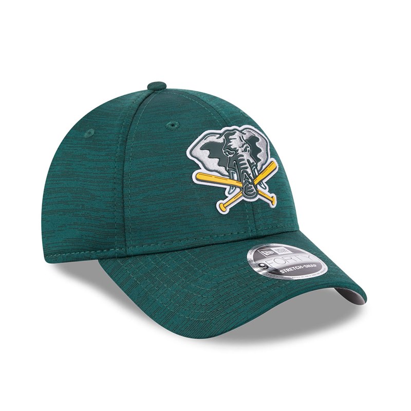 Green New Era Oakland Athletics MLB Clubhouse Adjustable Cap 9forty | TVUP95241