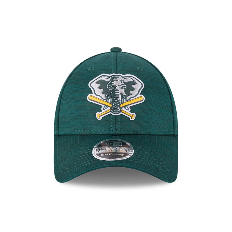 Green New Era Oakland Athletics MLB Clubhouse Adjustable Cap 9forty | TVUP95241