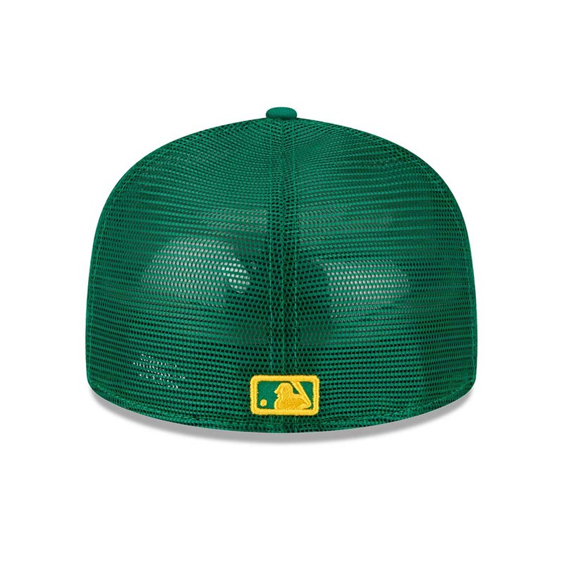 Green New Era Oakland Athletics MLB Spring Training Fitted Cap 59fifty | OWCN72569