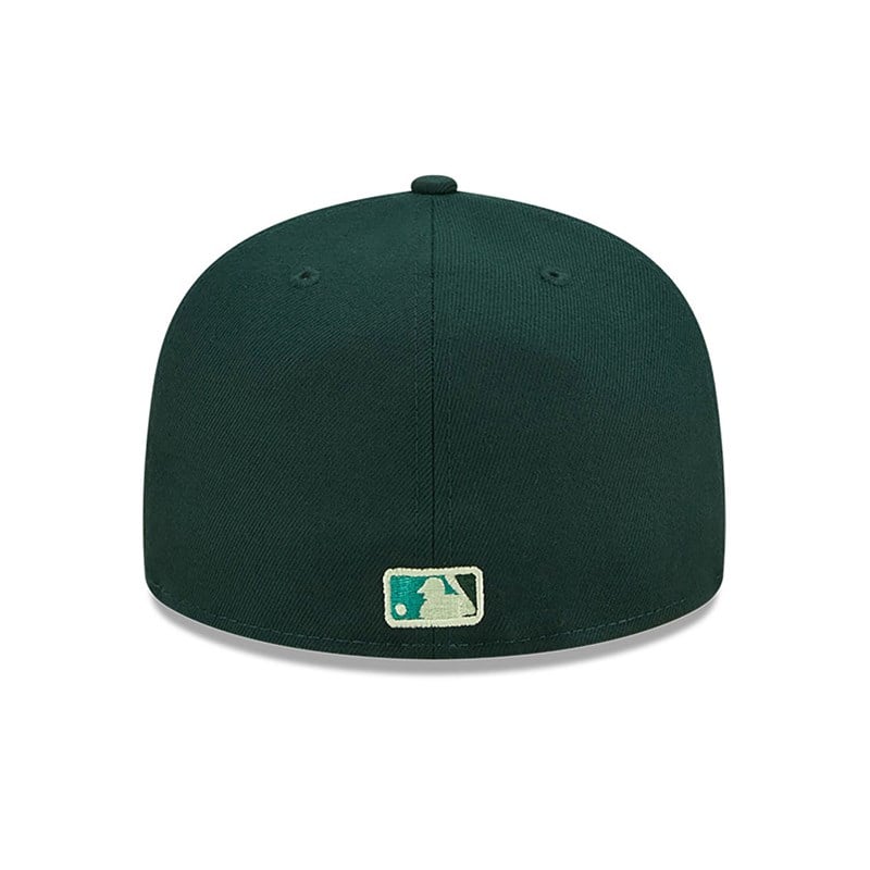 Green New Era Oakland Athletics Monocamo Fitted Cap 59fifty | JOGU95102