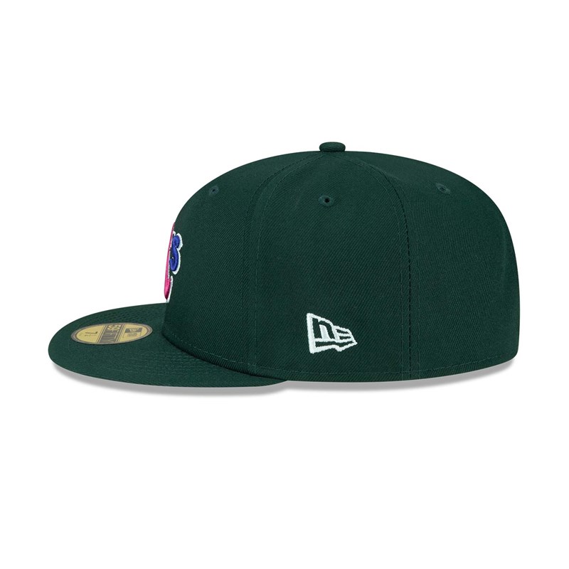 Green New Era Oakland Athletics Polarlights Fitted Cap 59fifty | ADWJ39456