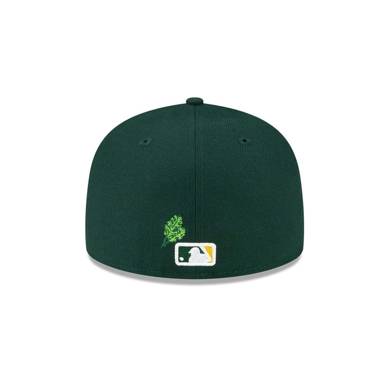 Green New Era Oakland Athletics Stateview Fitted Cap 59fifty | CBVK35901