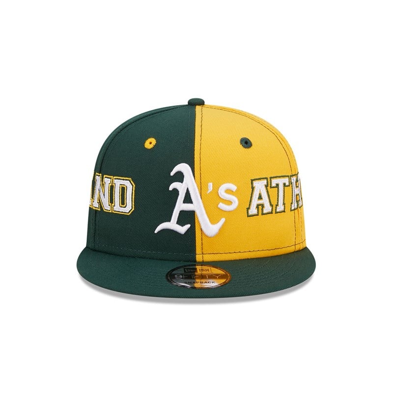 Green New Era Oakland Athletics Teamsplit Cap 9fifty | ZPOL85431