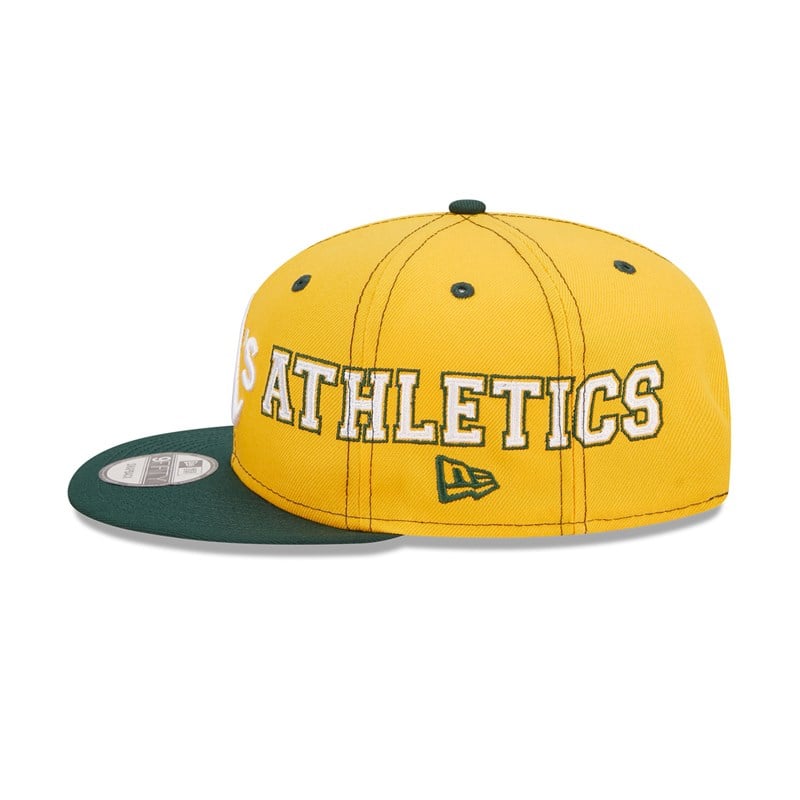 Green New Era Oakland Athletics Teamsplit Cap 9fifty | ZPOL85431