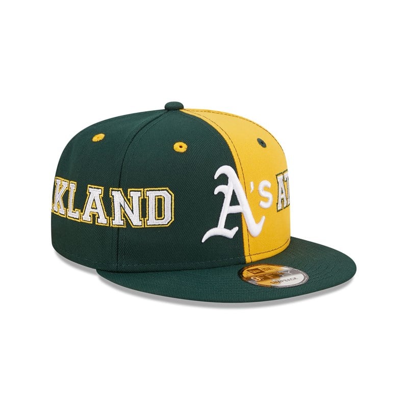 Green New Era Oakland Athletics Teamsplit Cap 9fifty | ZPOL85431