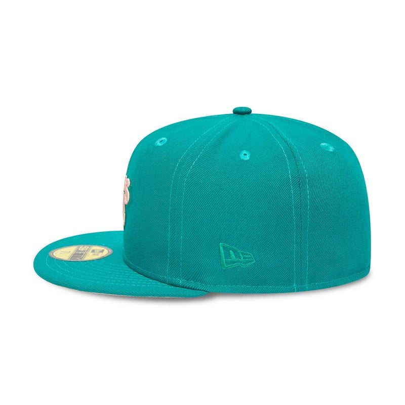 Green New Era Oakland Athletics World Series Fitted Cap 59fifty | QHLD81672